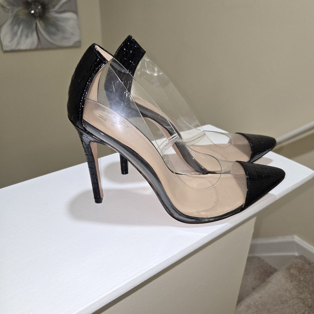 Mix No. 6 Black and Clear Heels
